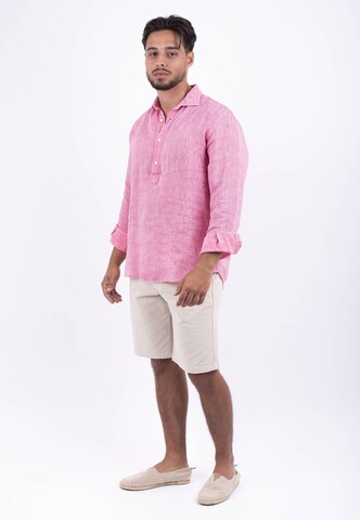 Panareha Regular fit Button Up Shirt in Pink