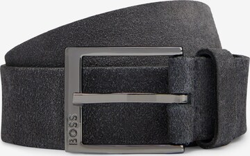 BOSS Belt in Grey: front