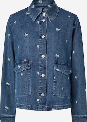 Chemisier 'PCFlora' PIECES en bleu : devant