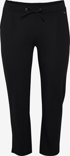 Fransa Curve Pleat-Front Pants 'STRETCH' in Black, Item view