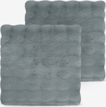 Aspero Kissenbezug ' Milan ' in Grau: Vorderseite