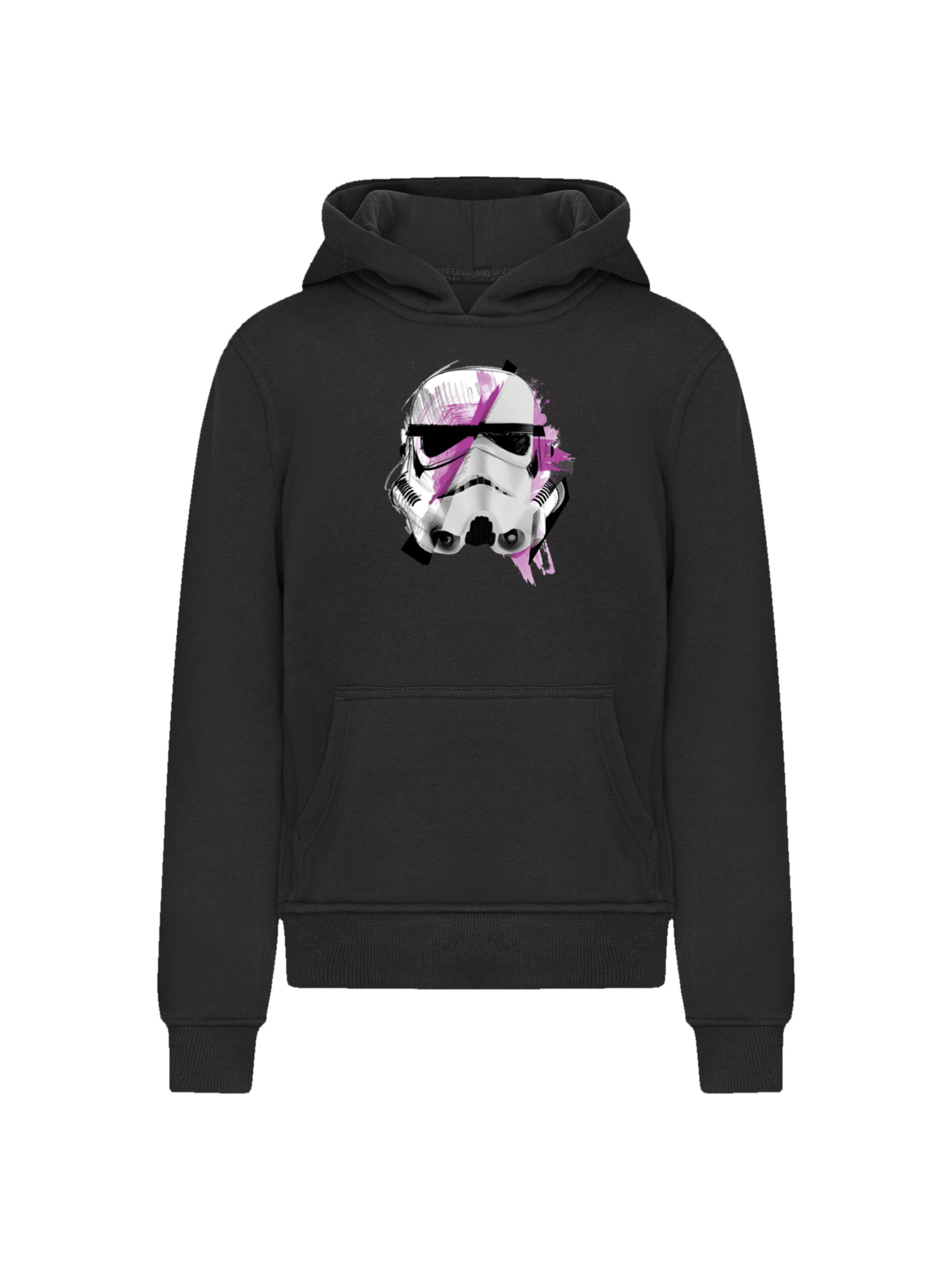 Sweat-shirt 'Star Wars Stormtrooper Command Sketch' F4NT4STIC en noir : devant