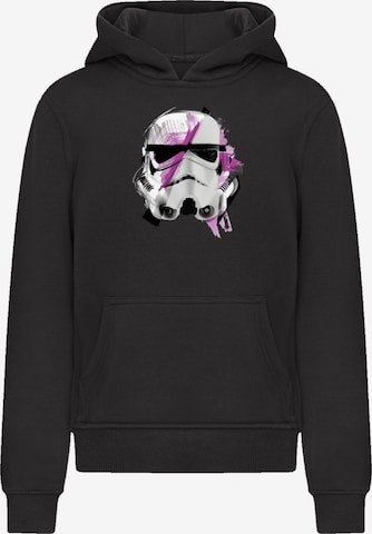F4NT4STIC Sweatshirt 'Star Wars Stormtrooper Command Sketch' in Schwarz: Vorderseite