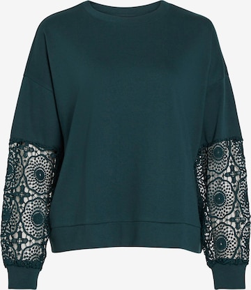 VILA Sweatshirt 'Ricta' in Groen: voorkant