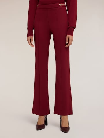 MOTIVI Flared Broek in Rood