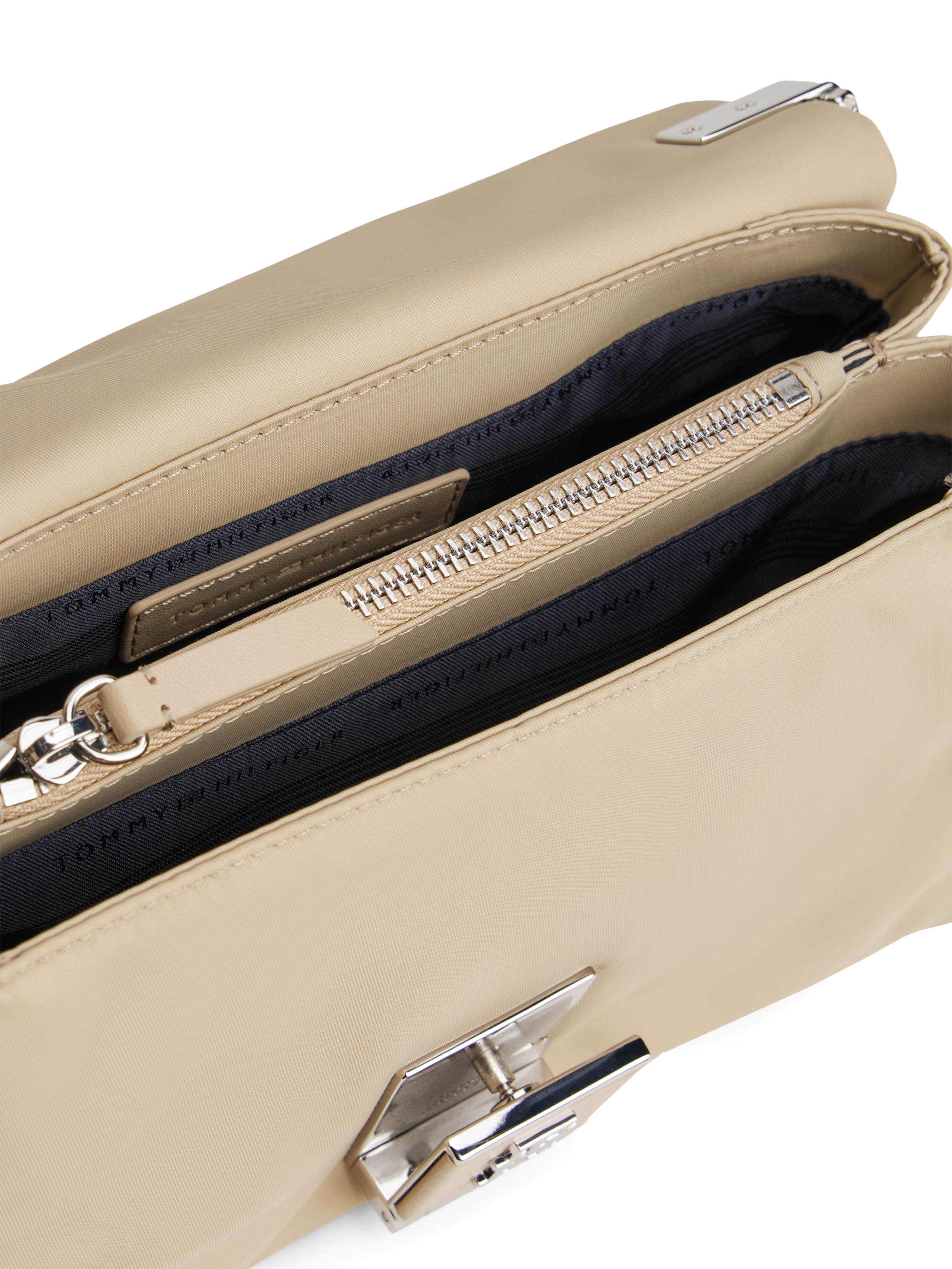 Borsa a spalla di TOMMY HILFIGER in beige