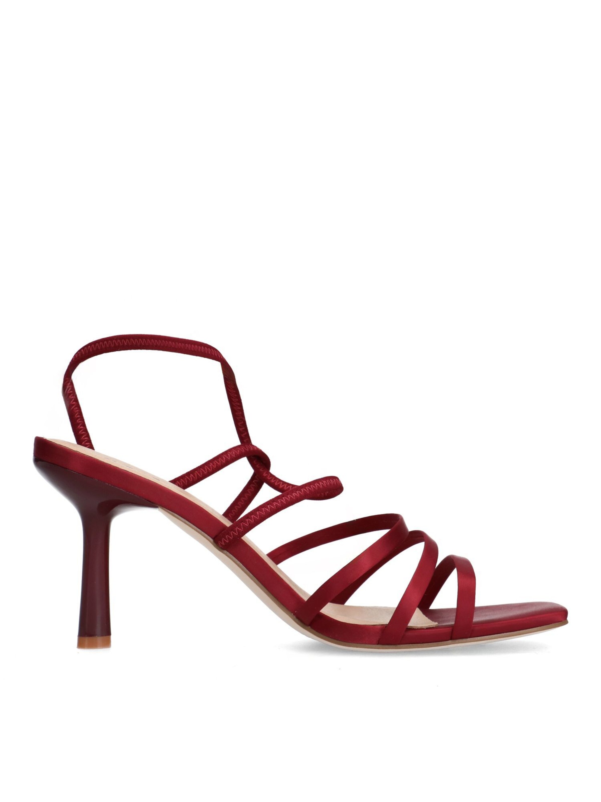 Sandales à lanières SACHA en rouge