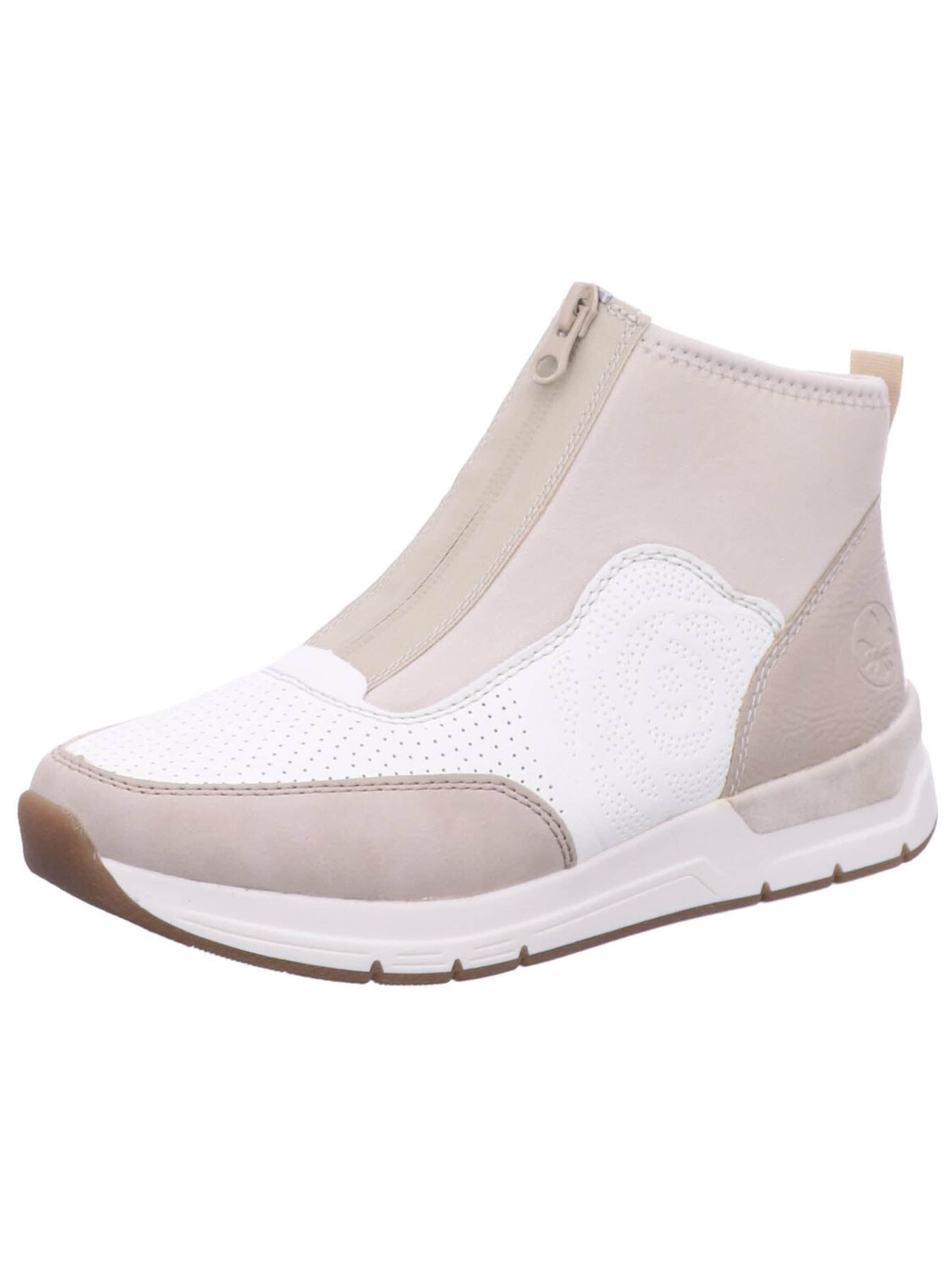 Rieker Sneaker high 'Slipper Damen 58959 62 Kunststoff (Synthetik) in beige'‌‌‌‌‌‌‌ in Beige: Vorderseite