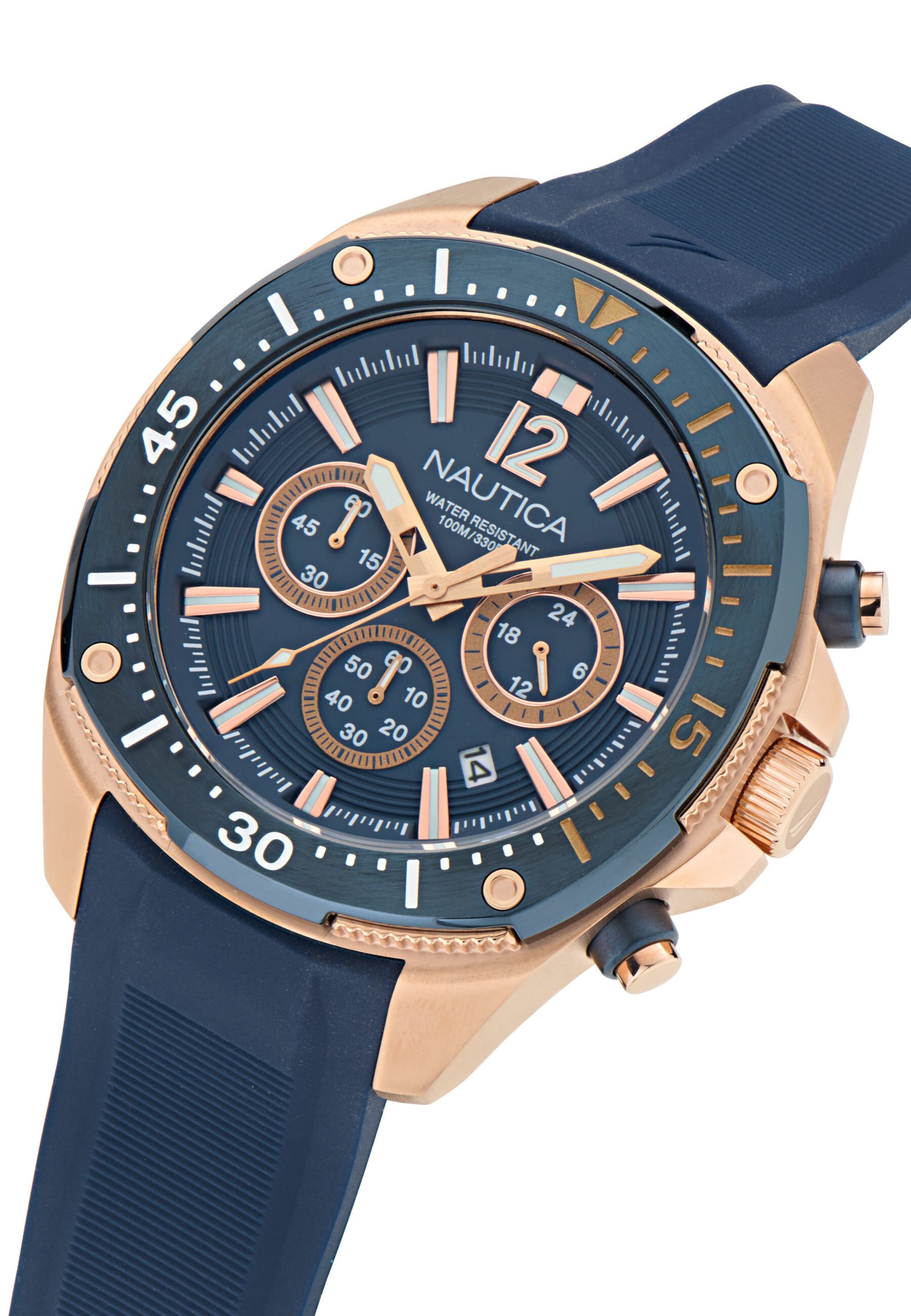 NAUTICA Analoguhr in Blau