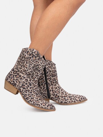 Bottes de cowboy 'Moco' PS Poelman en marron