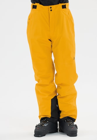 Whistler Regular Sports trousers 'Gippslang' in Yellow: front