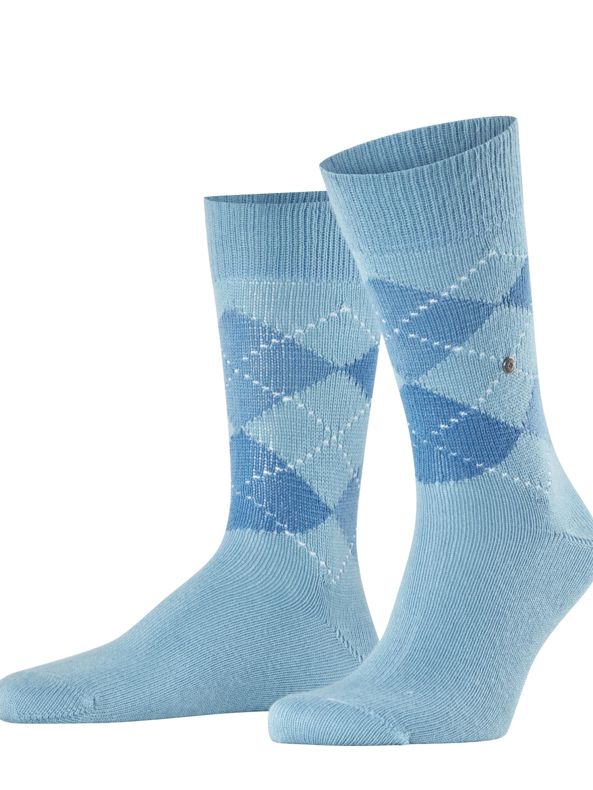 BURLINGTON Socks 'Preston' in Blue: front