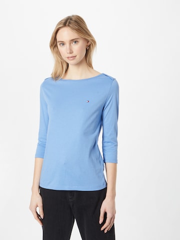 T-shirt TOMMY HILFIGER en bleu : devant