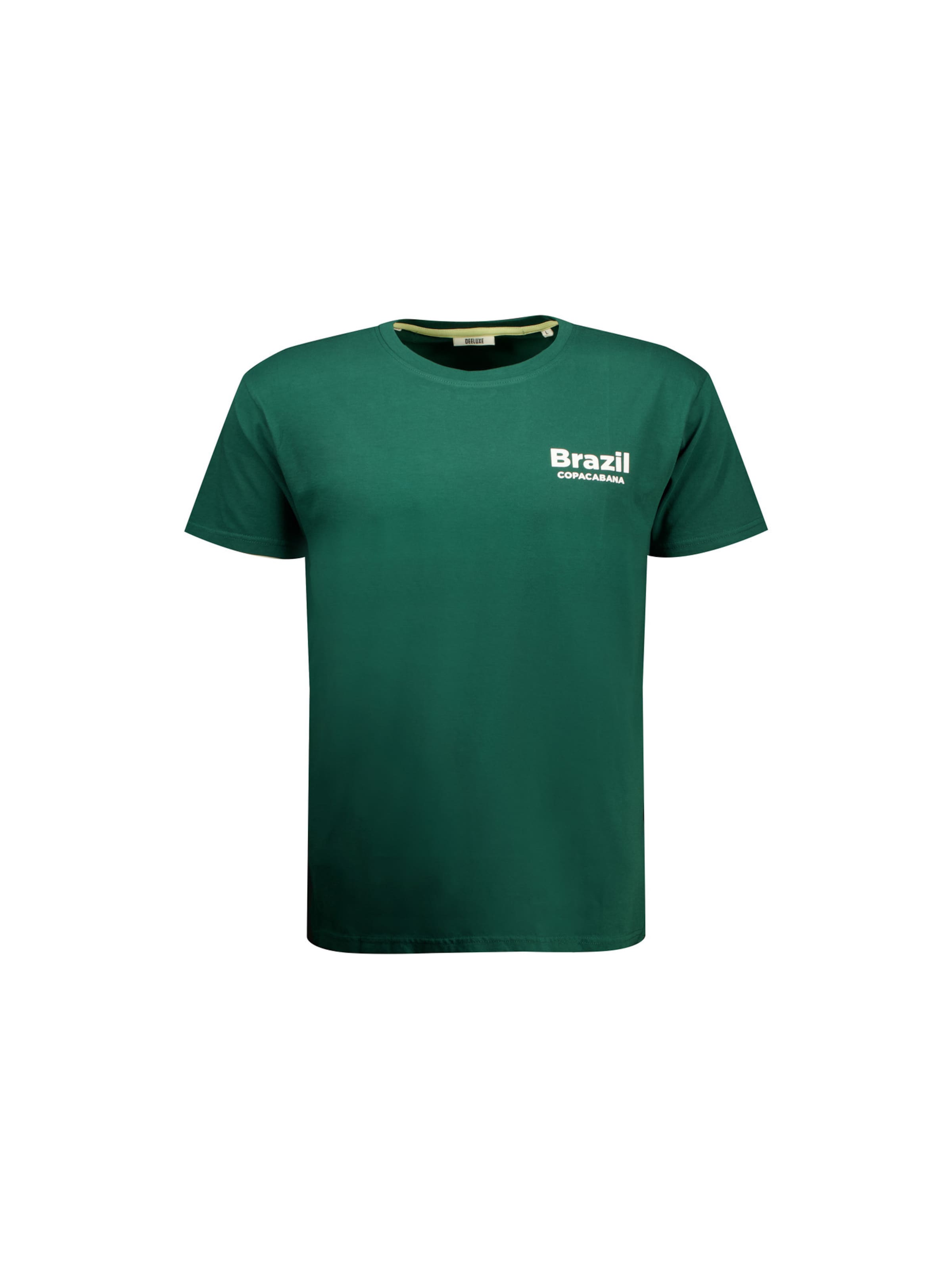 T-Shirt 'Janeiro' Deeluxe en vert : devant