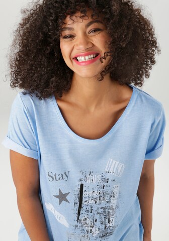 Aniston T-Shirt in Blau
