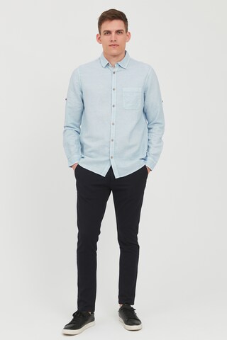!Solid - Ajuste regular Camisa 'SDStephan' en azul: frente