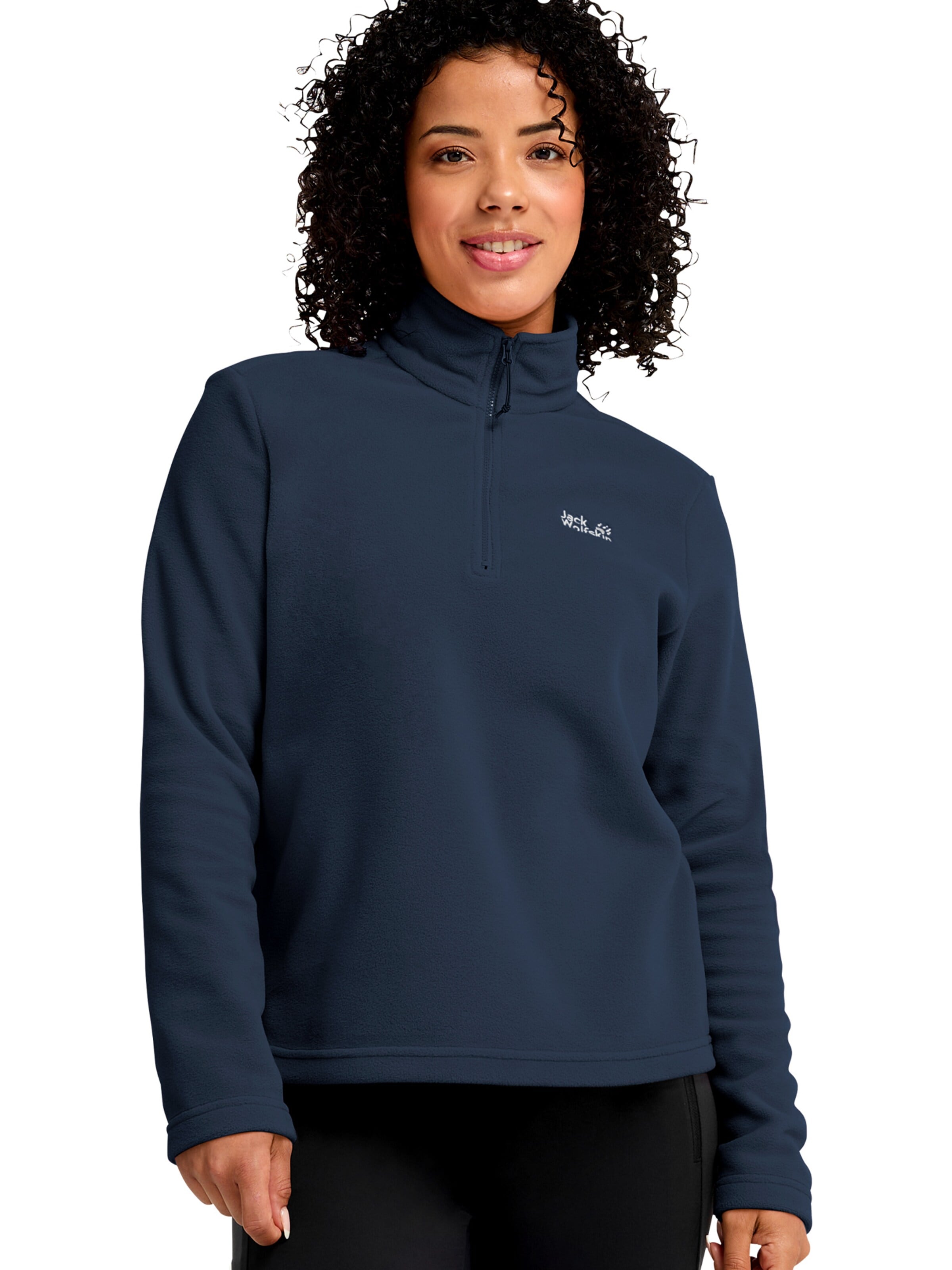 JACK WOLFSKIN Pullover 'Taunus 100 Half-Zip'‌‌‌‌‌‌ in Blau