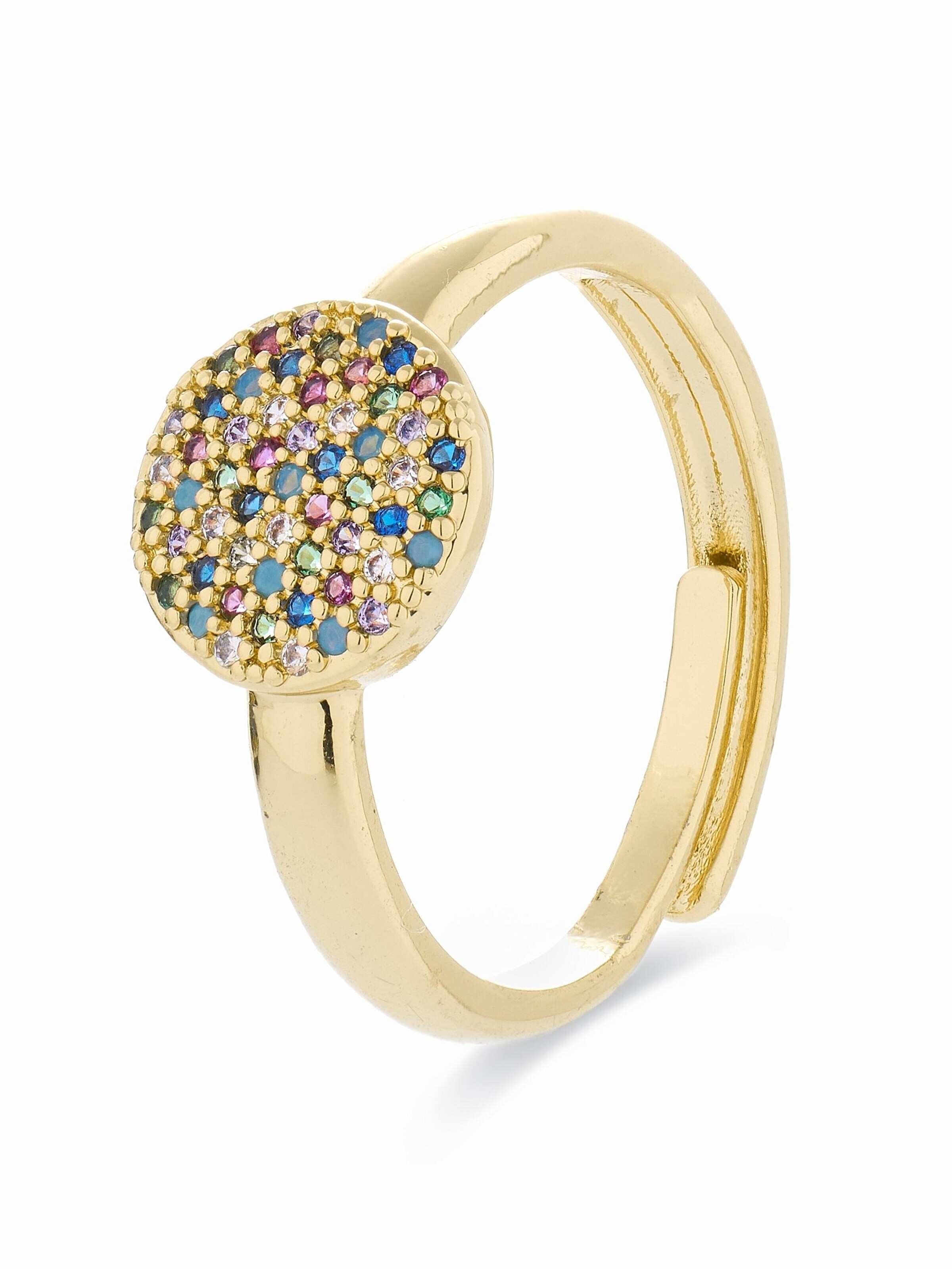 Luxenter Ring 'Cuix'‌‌‌‌‌‌‌‌‌ in Mischfarben: Vorderseite