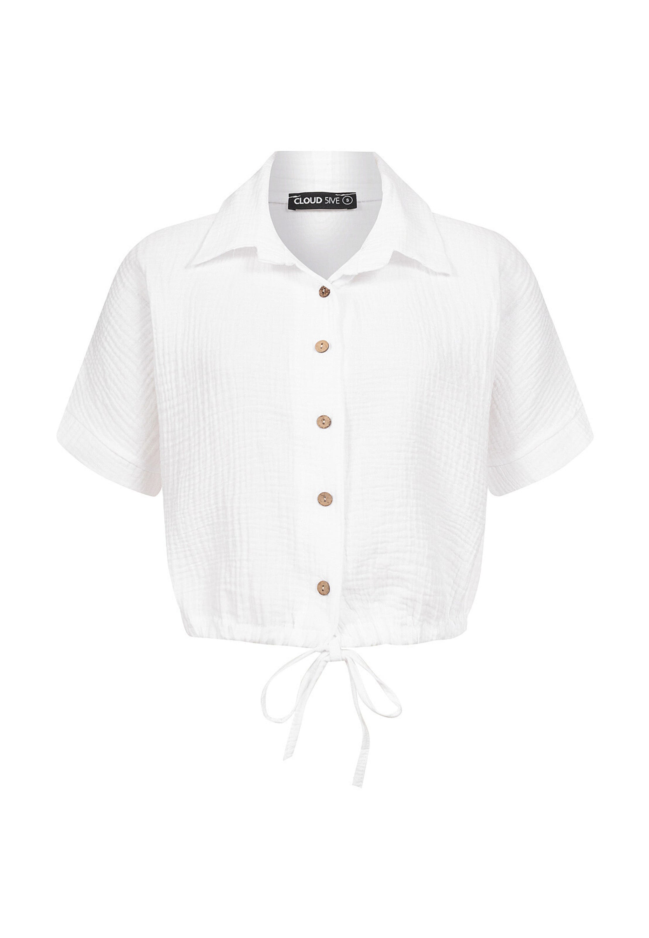 Chemisier Cloud5ive en blanc : devant
