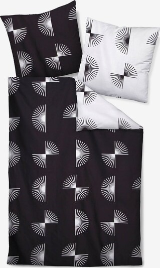 JANINE Bettbezug in schwarz / weiß, Produktansicht