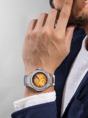 Montre à affichage analogique 'Lucardo' CERRUTI 1881 en orange : devant
