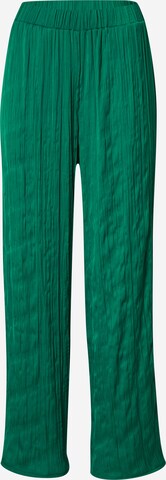 Wide Leg Pantalon LeGer by Lena Gercke en vert : devant