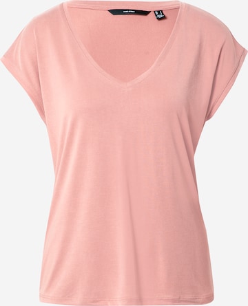 T-shirt 'Filli' VERO MODA en rose : devant