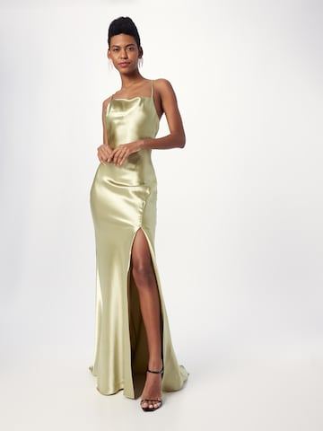 True Decadence Βραδινό φόρεμα σε χρυσό: μπροστά