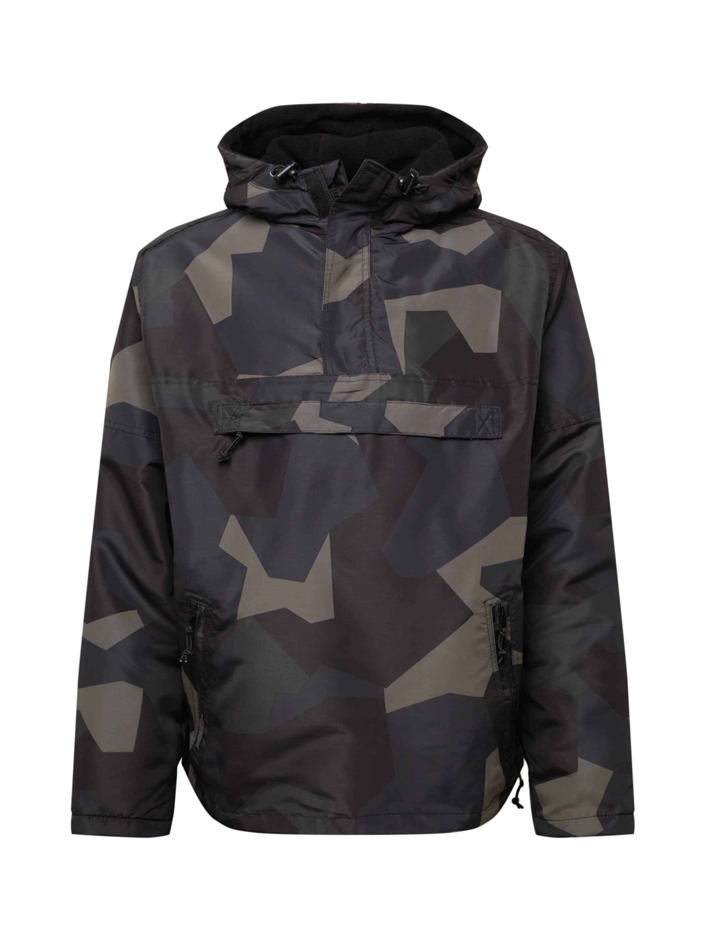 Brandit Between-season jacket in Grey: front