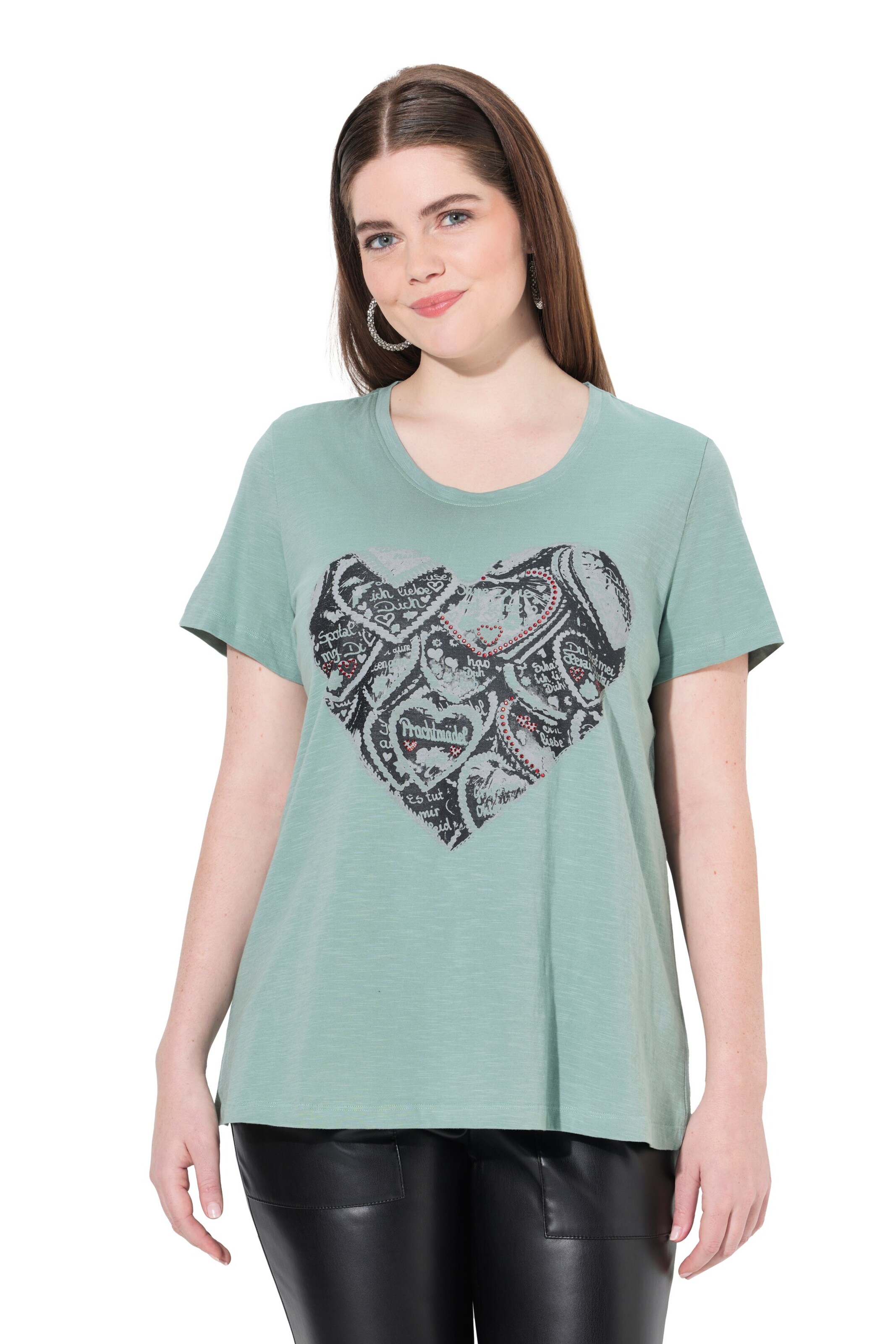 Ulla Popken Shirt in Blau: Vorderseite