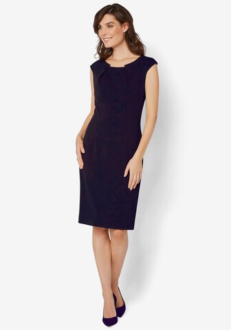 Select By Hermann Lange Sheath Dress in Blue: front