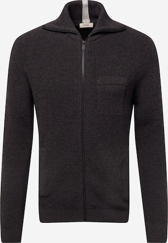 ESPRIT Knit Cardigan in Grey: front