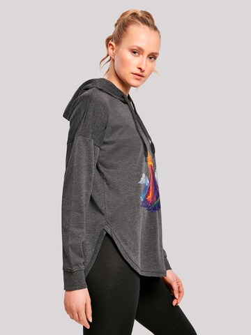 Sweat-shirt 'Vulkanausbruch' F4NT4STIC en gris