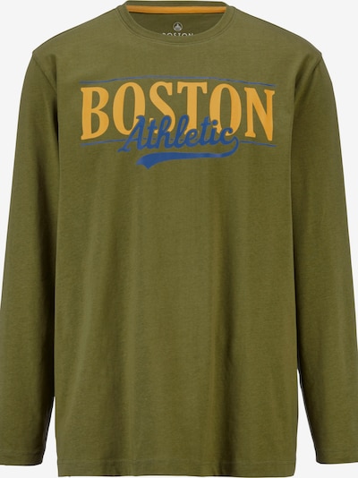 Boston Park Shirt in Blue / Mustard / Olive, Item view