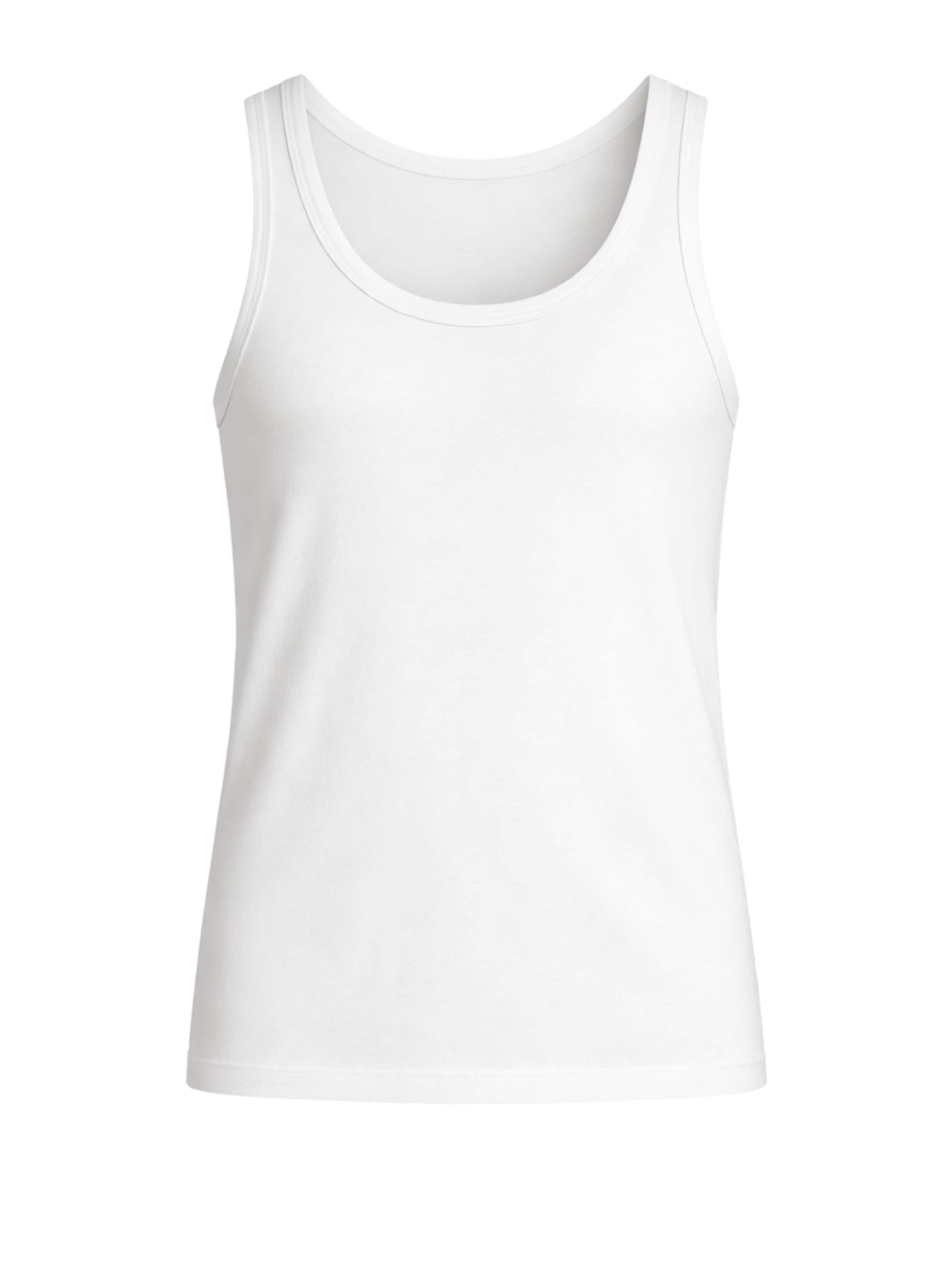 Maillot de corps Blackspade en blanc : devant