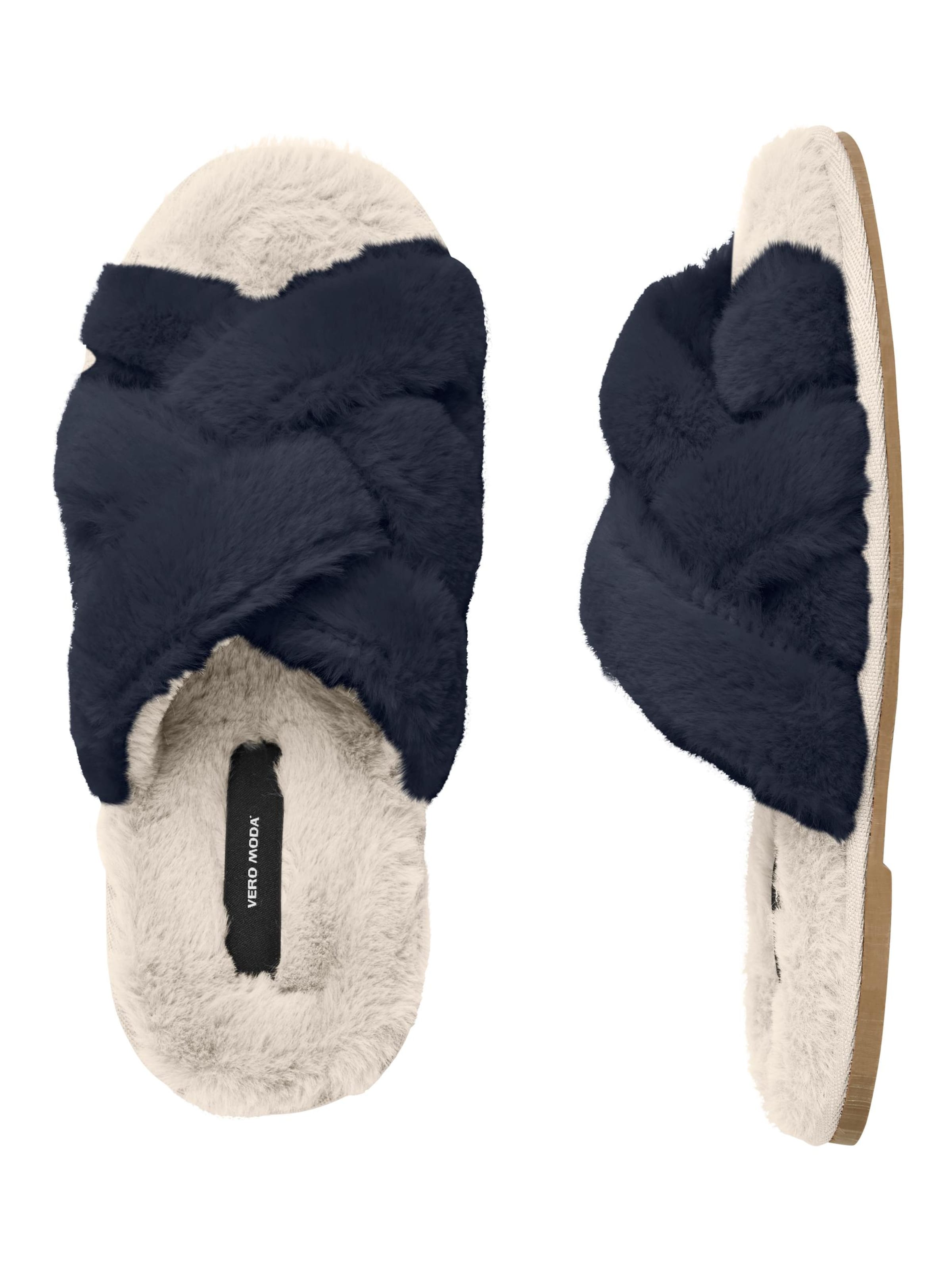 Chaussures Pantoufle Luise VERO MODA en Bleu Marine 