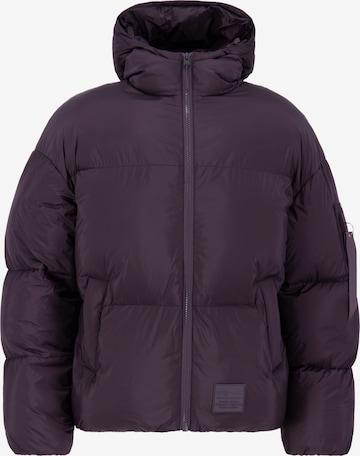 purpurinė ALPHA INDUSTRIES Žieminė striukė: priekis