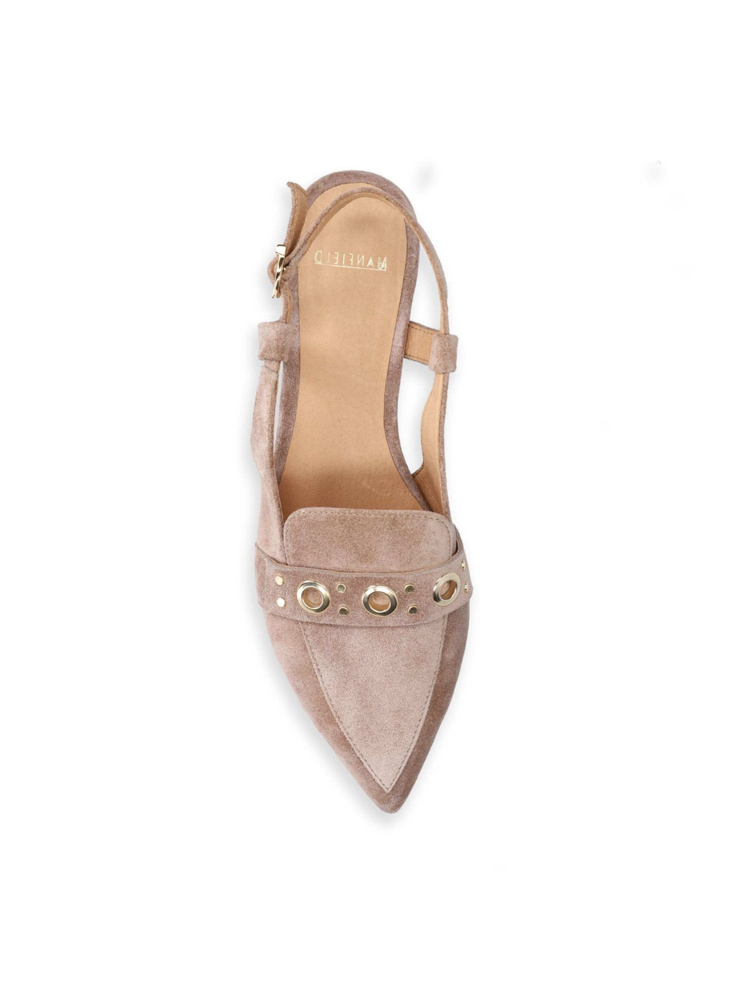 Escarpins à bride arrière MANFIELD en marron