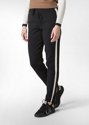 DEHA Regular Trousers in Black: front