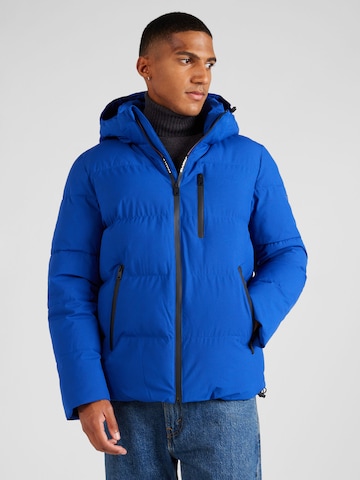 ECOALF Winter Jacket 'BAZON' in Blue: front