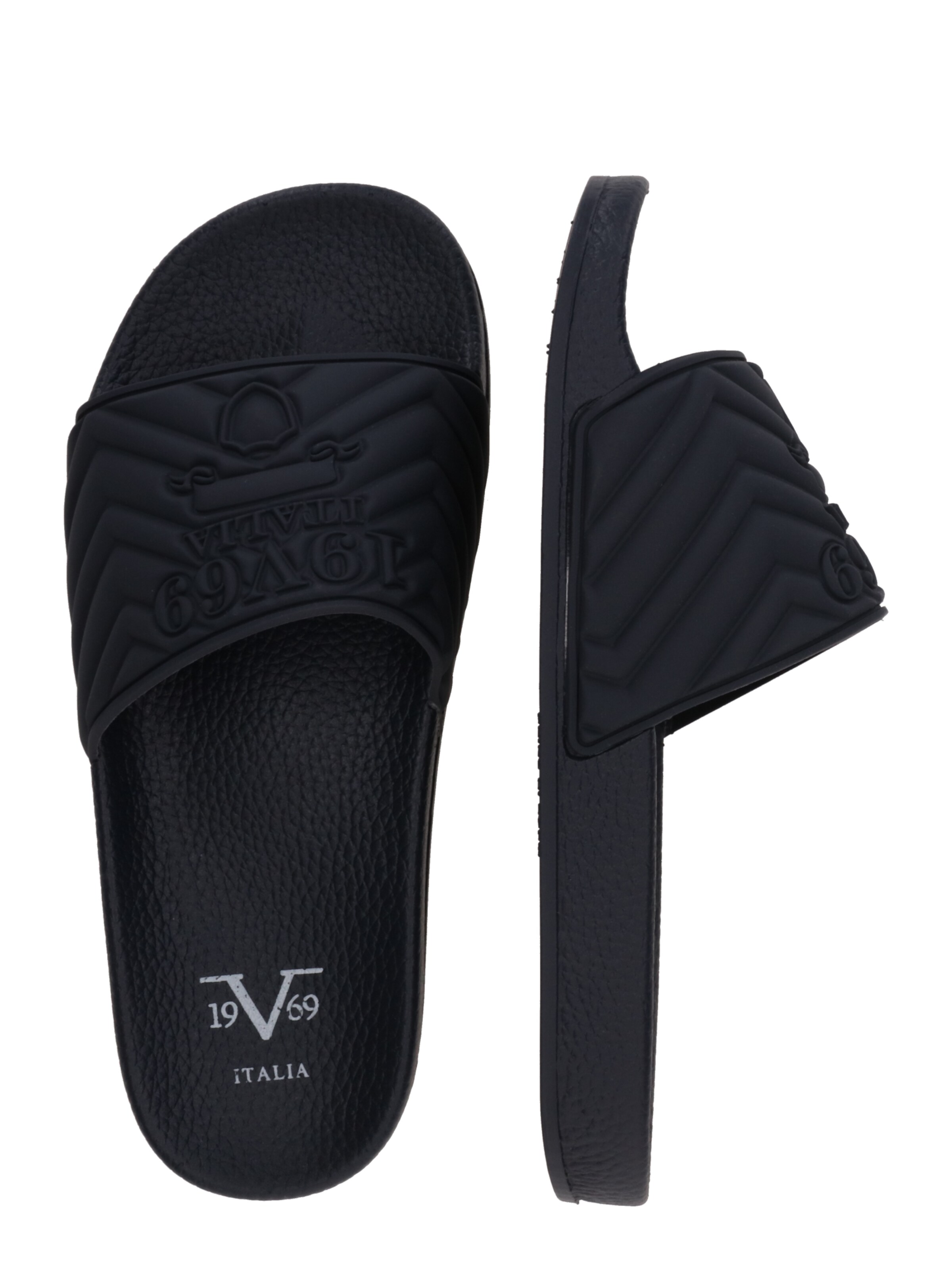 19V69 ITALIA Klapki 'Yael' w kolorze niebieski