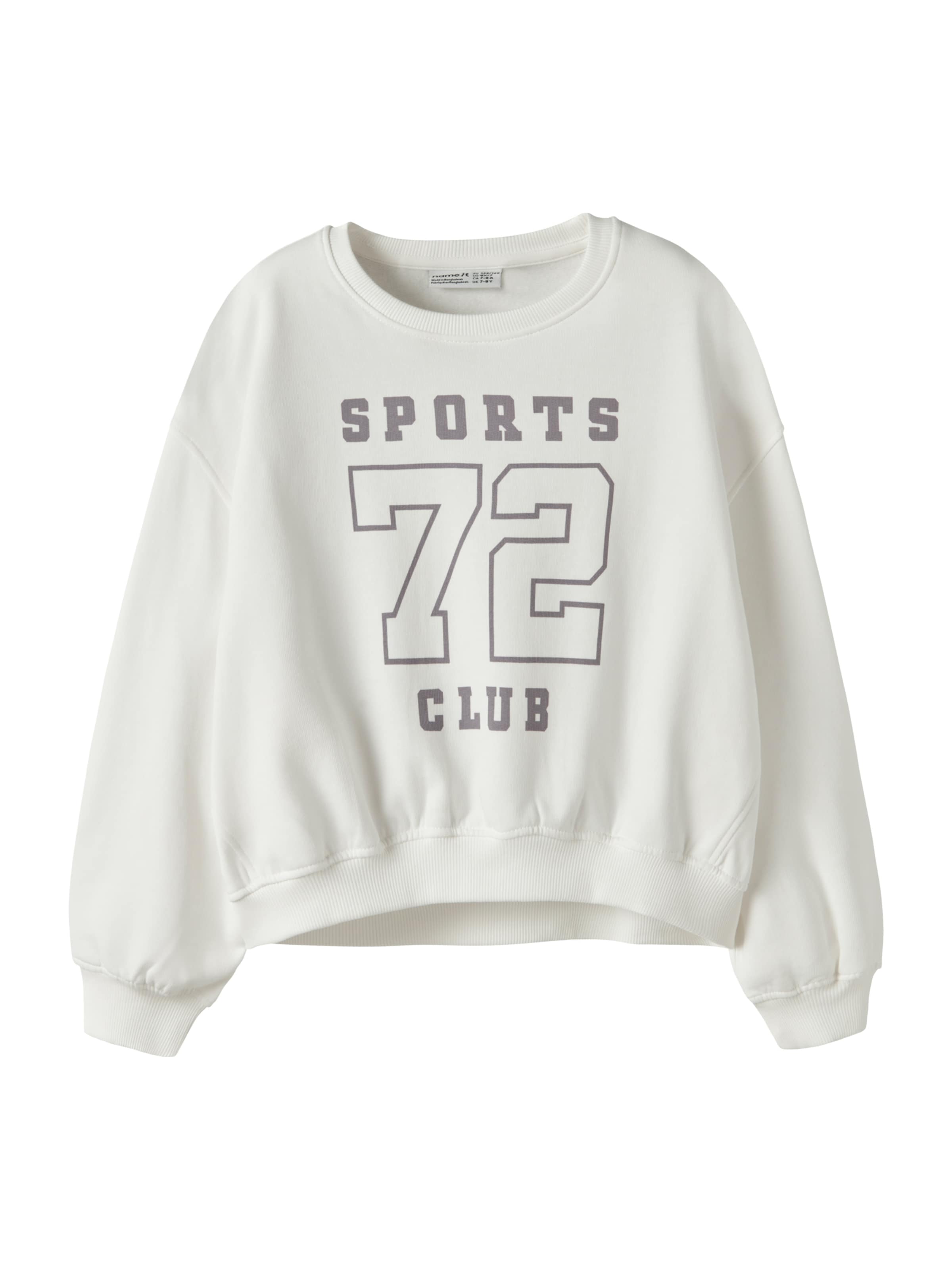 NAME IT Mikina 'NKFTAYA' – bílá: přední strana