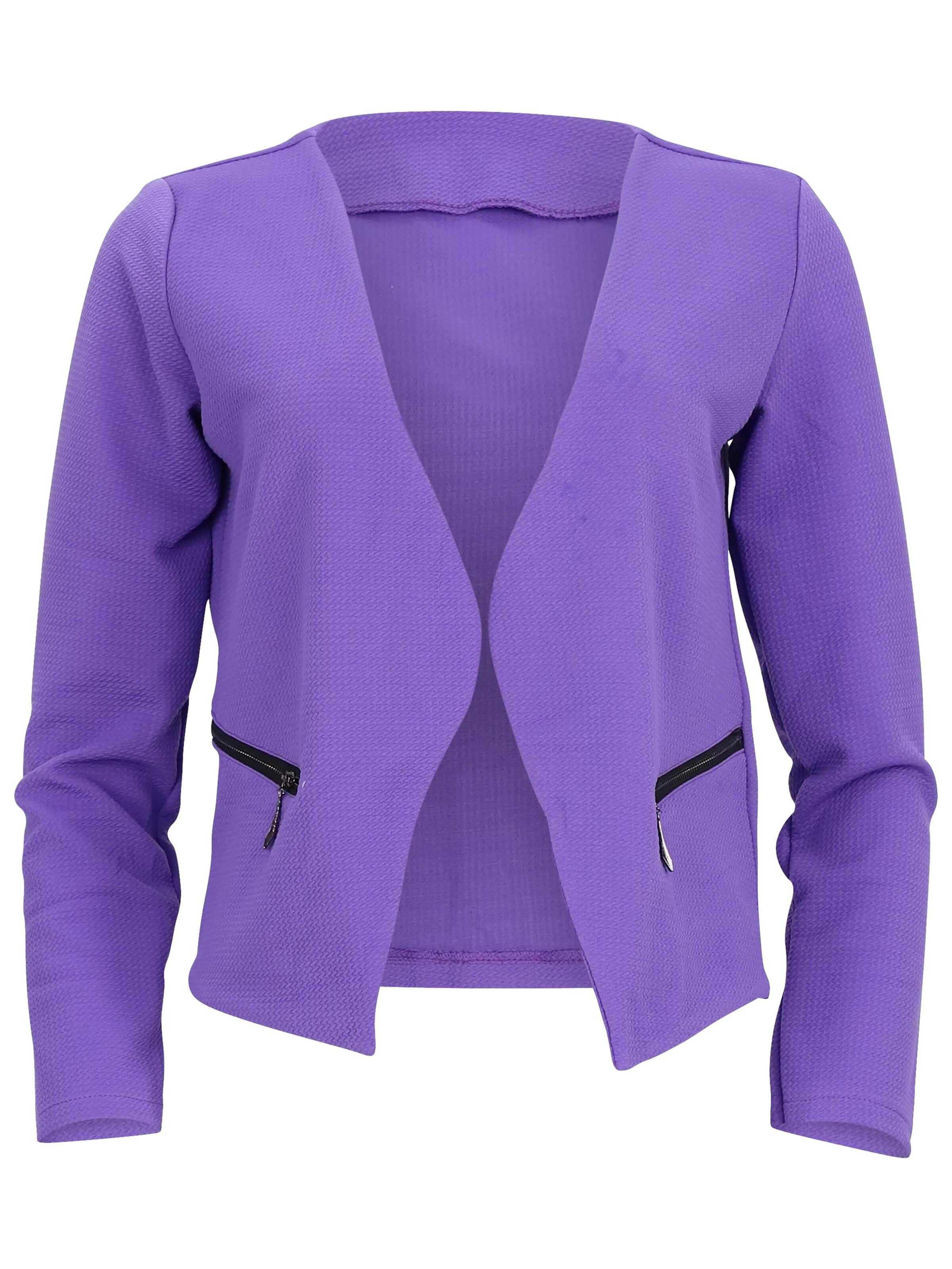 malito more than fashion Blazer in Purple: front