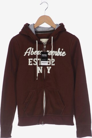 Abercrombie & Fitch Sweatshirt & Zip-Up Hoodie in L in Brown: front