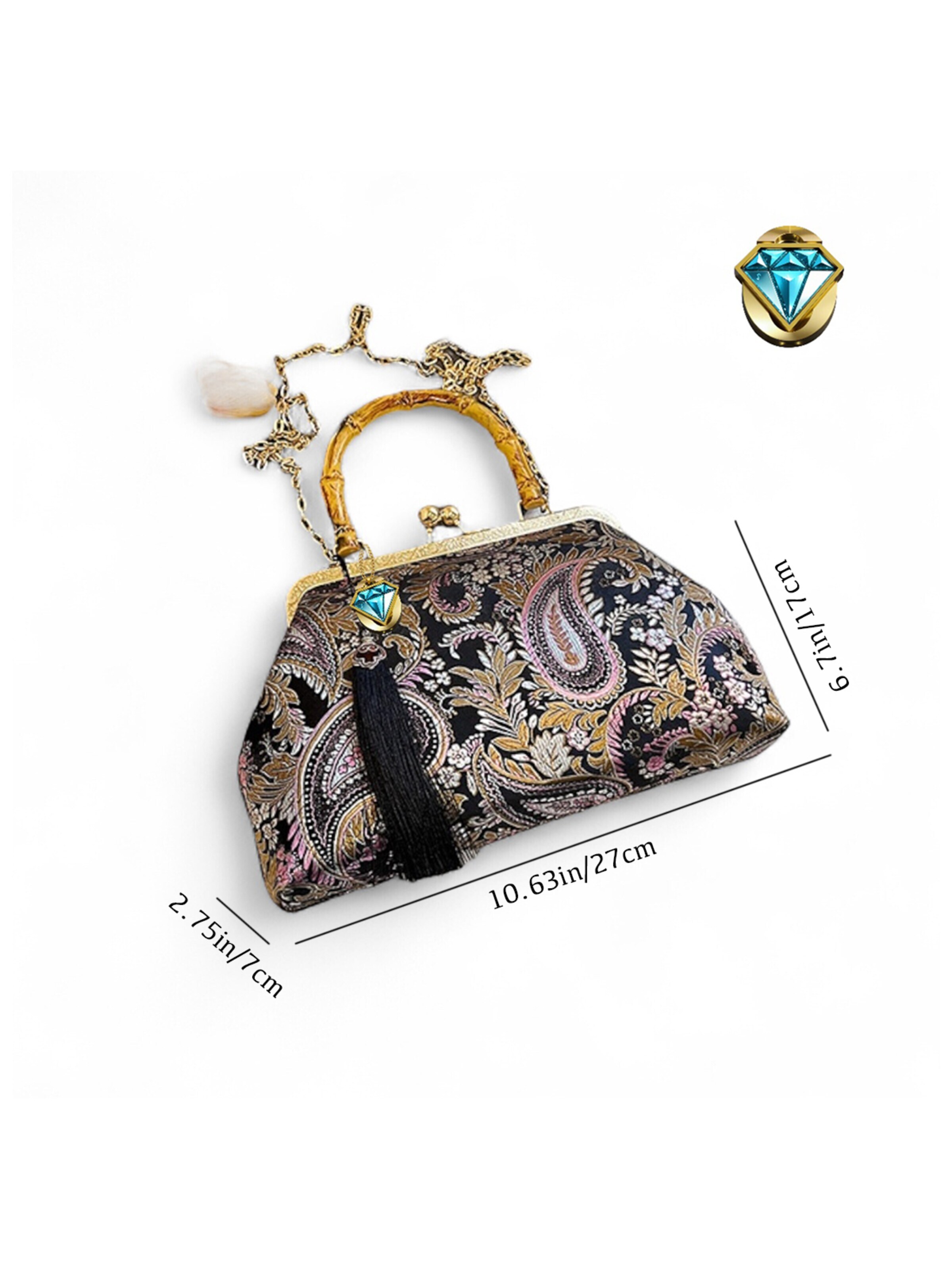 Elegon Handbag 'Andorra' in Black