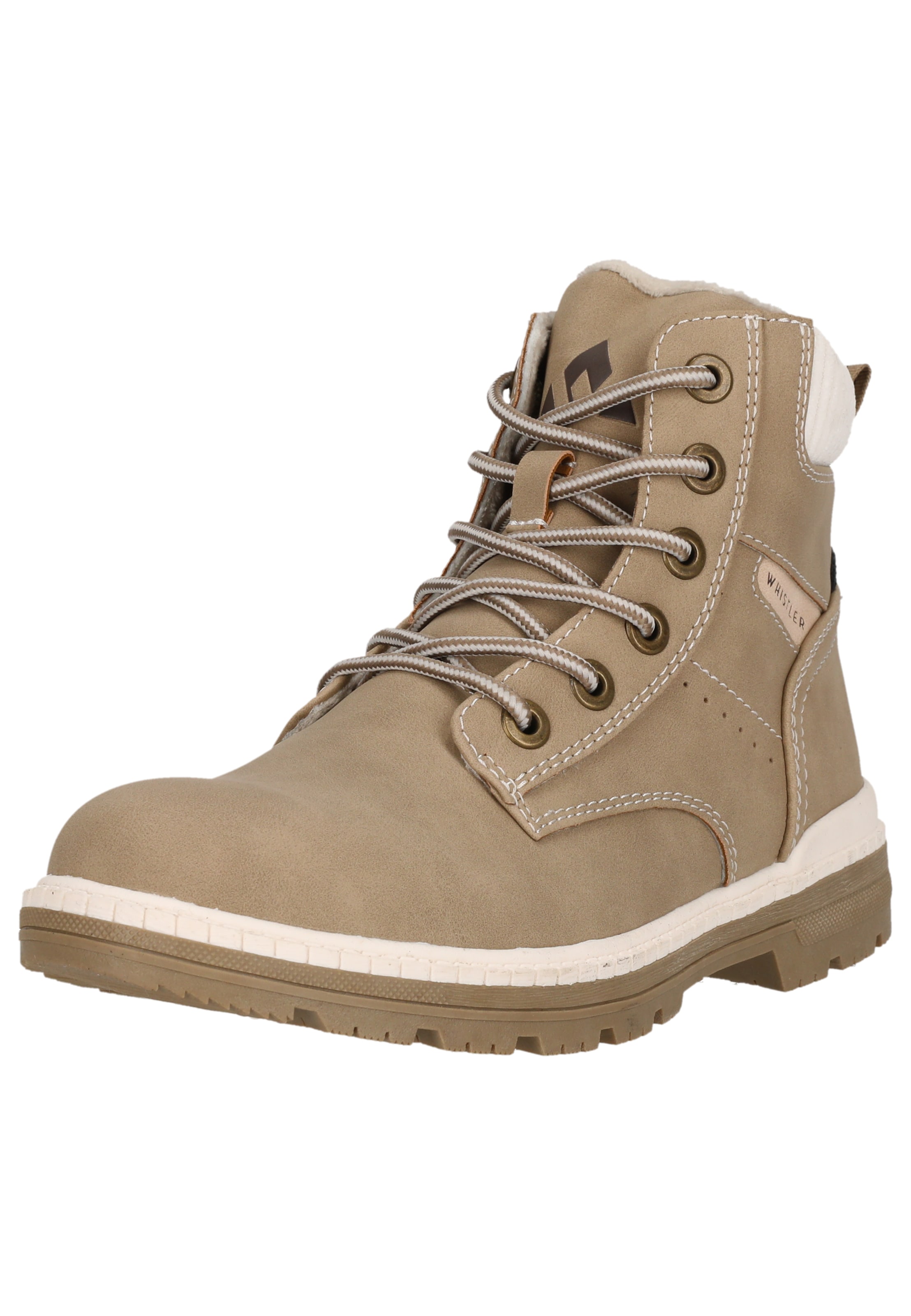 Whistler Lace-Up Boots 'Eilla' in Beige: front