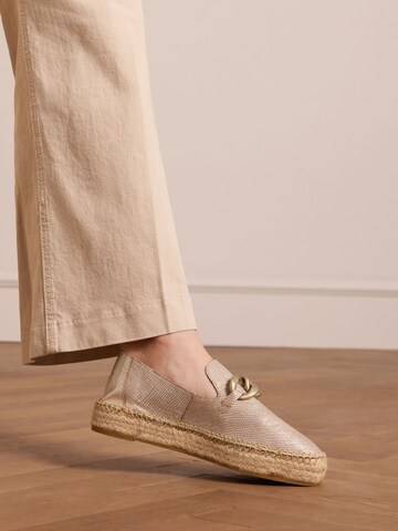 Espadrilles MANFIELD en or