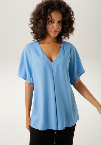 Aniston CASUAL Blouse in Blue: front