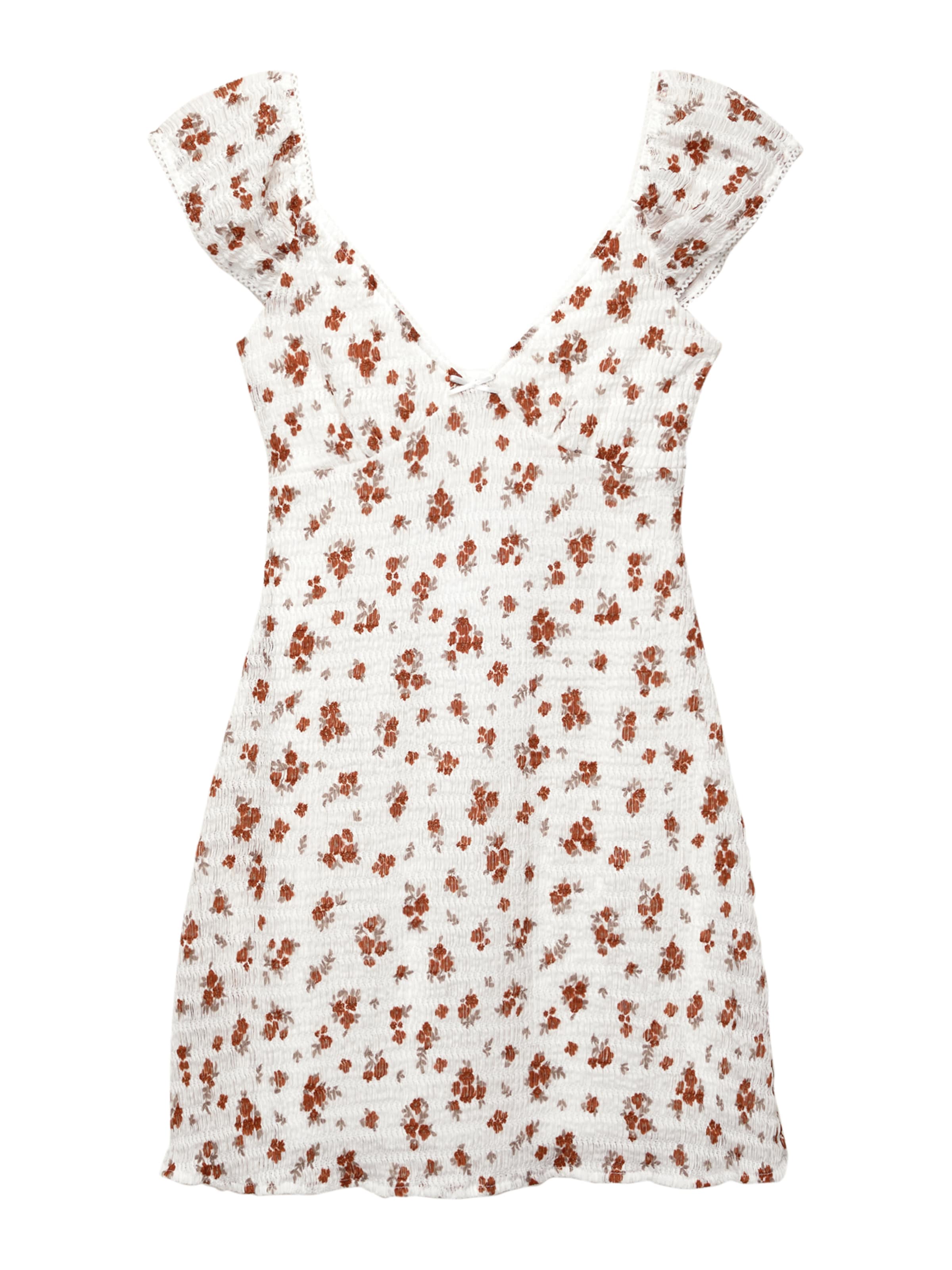 Pull&Bear Kjole i hvid: forside