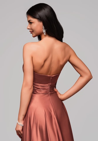 Robe de soirée 'Coraline' Ombre en marron